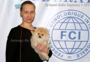 Интернациональная Выставка Собак Евразия-1 2013, Померанский Шпиц Апплаус Фо Шоу от Панды Шарм